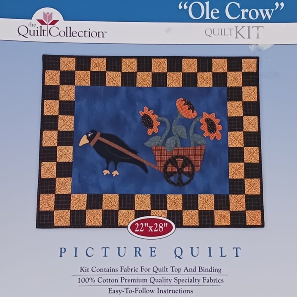 “Ole Crow” Picture Quilt Kit by The Quilt Collection